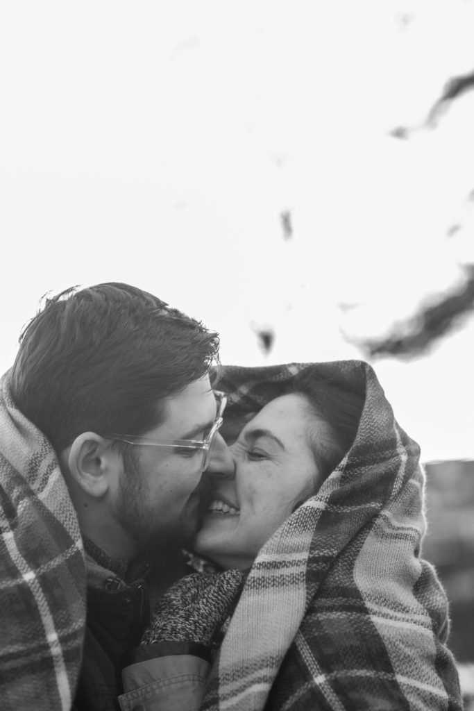Winter Engagement Session at the Fells